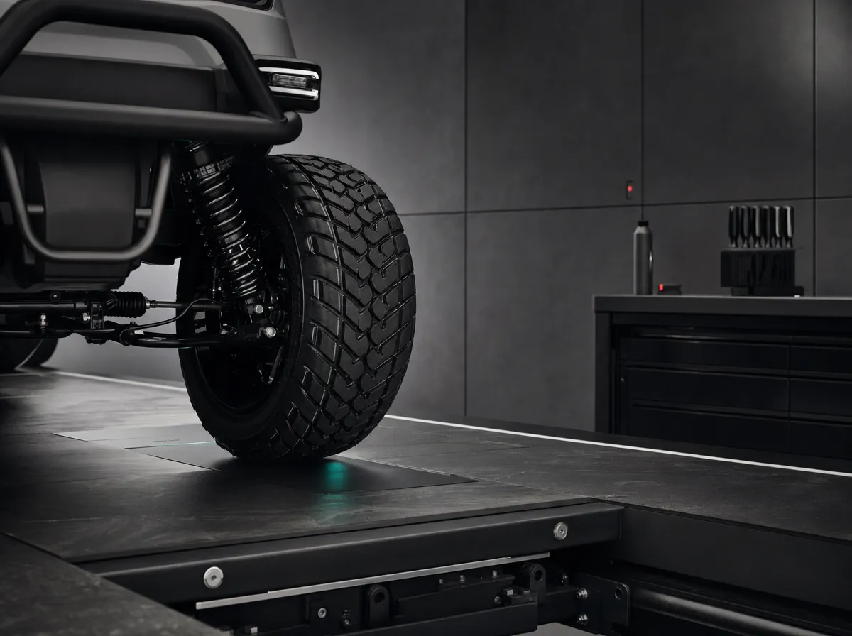 Golf cart service detail