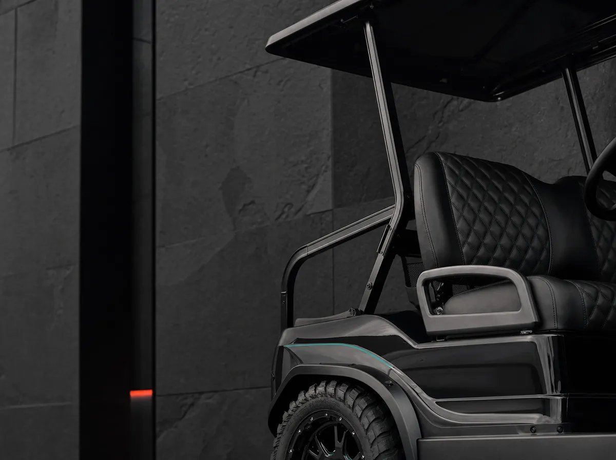 Custom golf cart detail