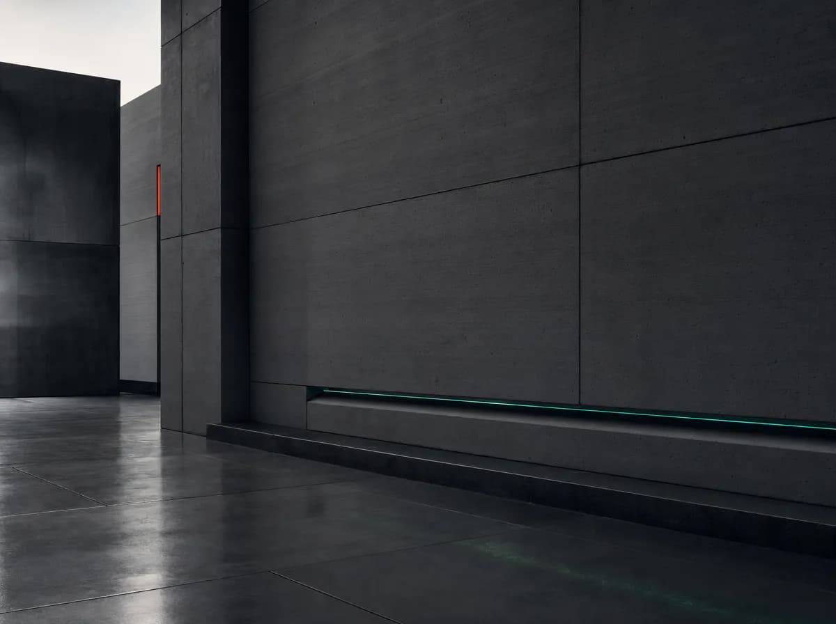 Charcoal masonry showroom texture