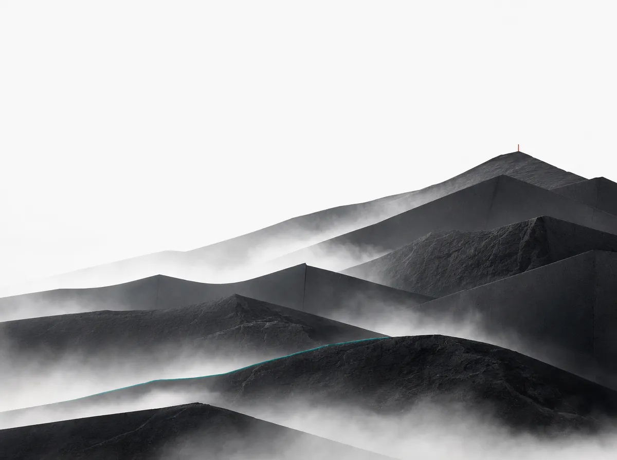 Abstract mountain and masonry texture